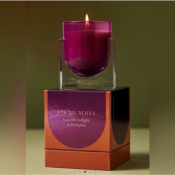 Anthropologie Other - Anthropologie NWT/NIB Found Notes Gourmand Autumn Twilight Pumpkin Candle